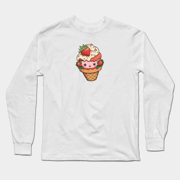 Cup Cutie Long Sleeve T-Shirt by Dandzo